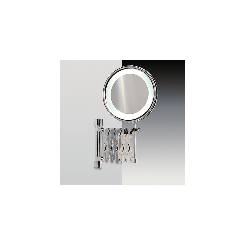 Miroir de maquillage moderne et lumineux, Chrome