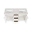 Ensemble de meuble-lavabo double 60 po Amielia