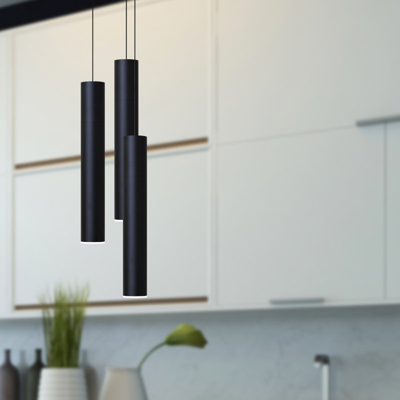 Chambery 3 - Light LED Cluster Pendant, Black