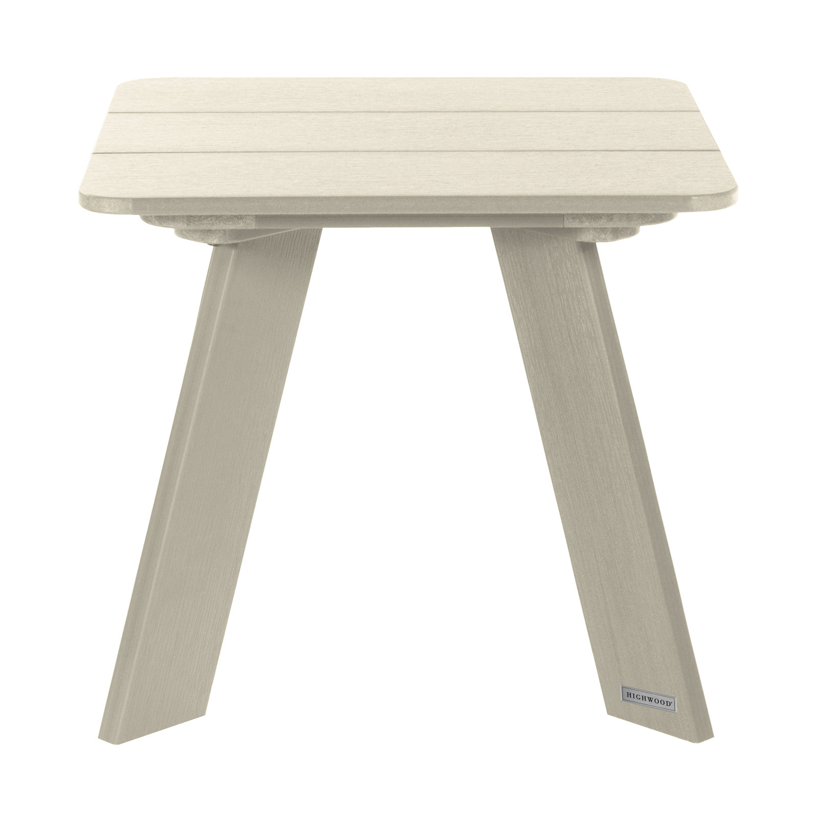 Byrnes 17.8 " Patio Side Table, Whitewash