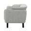 Chaise Nayeli, boucle gris clair