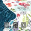 Ensemble d'édredon floral 7 pièces Prair-1817393797