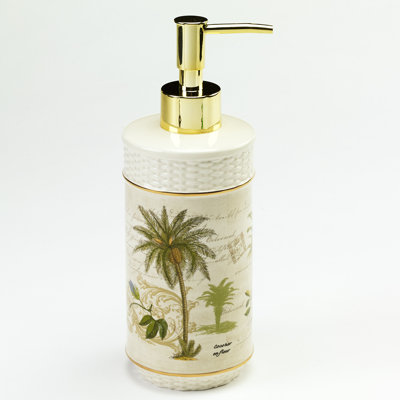 Colony Palm Bath Shelborne Lotion and Soap Dispenser