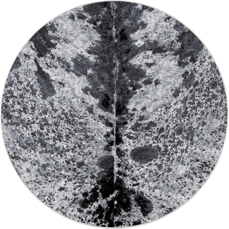 Animal Print Indoor Rug, Round 7'7"