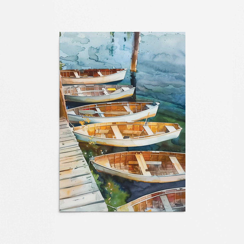«Docked and Dreaming II», impression roulée, H 10 po x l 8 po