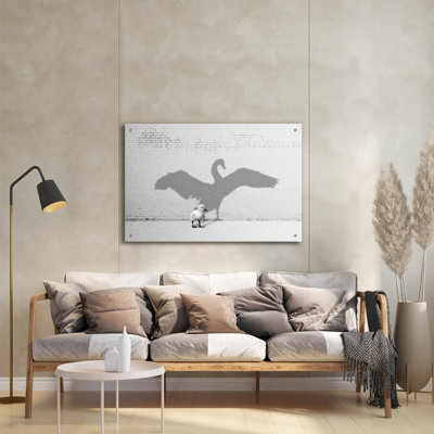  «Believe 4» par John Hovenstine, art mural en verre acrylique, 36 po x 24 po