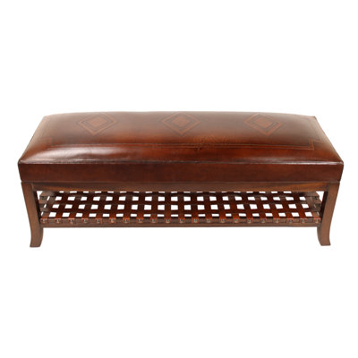 Cottom Blend Upholstered Storage Bench