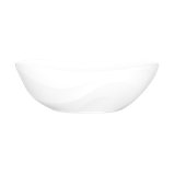 Seros 70" x 30" Freestanding Soaking Bathtub with Curved Rim and Overflow Hole