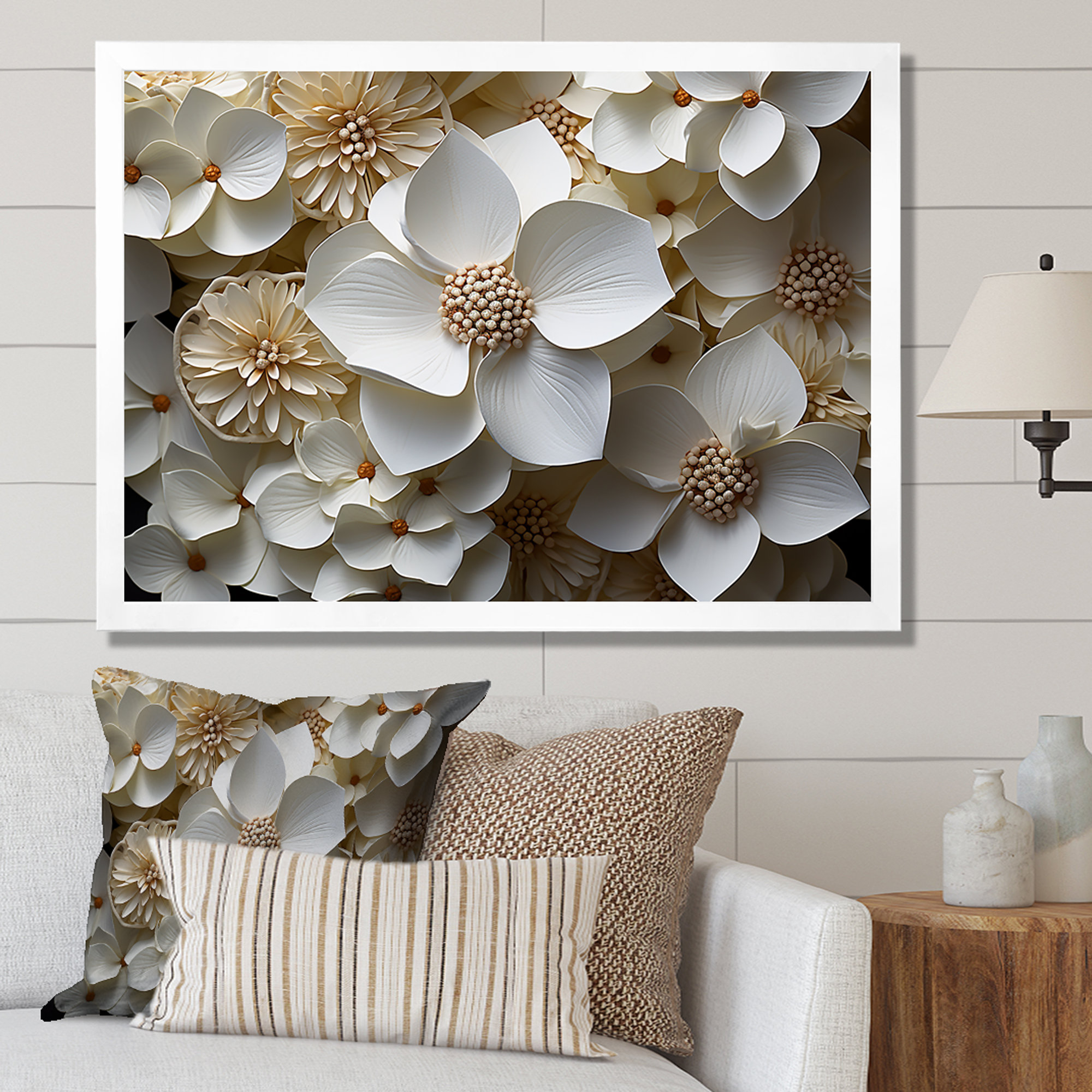 Winston Porter Soft Neutral Tones Portray Hydrangea Blooms II ...
