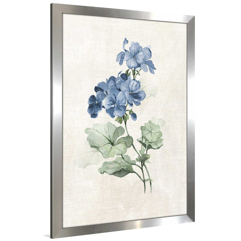 "Farmhouse Periwinkle I", reproduction sur acrylique, H 27,5 po x l 21,5 po x P 0,75 po
