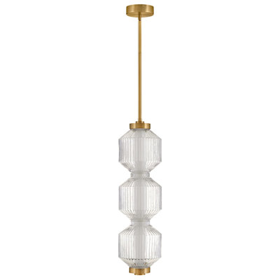 Luminaire suspendu convertible à DEL intégré 28,5 po Reign