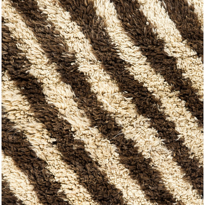 Nouveau tapis noué à la main en laine naturelle non tissée New