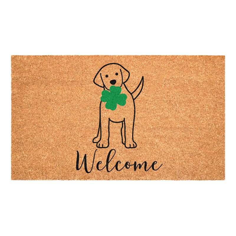 Paillasson Lucky Dog Welcome 17 po x 29 po
