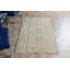 Tapis en laine beige tissé à la main à motif tribal rétro en laine beige pour une décoration intérieure bohème discrète