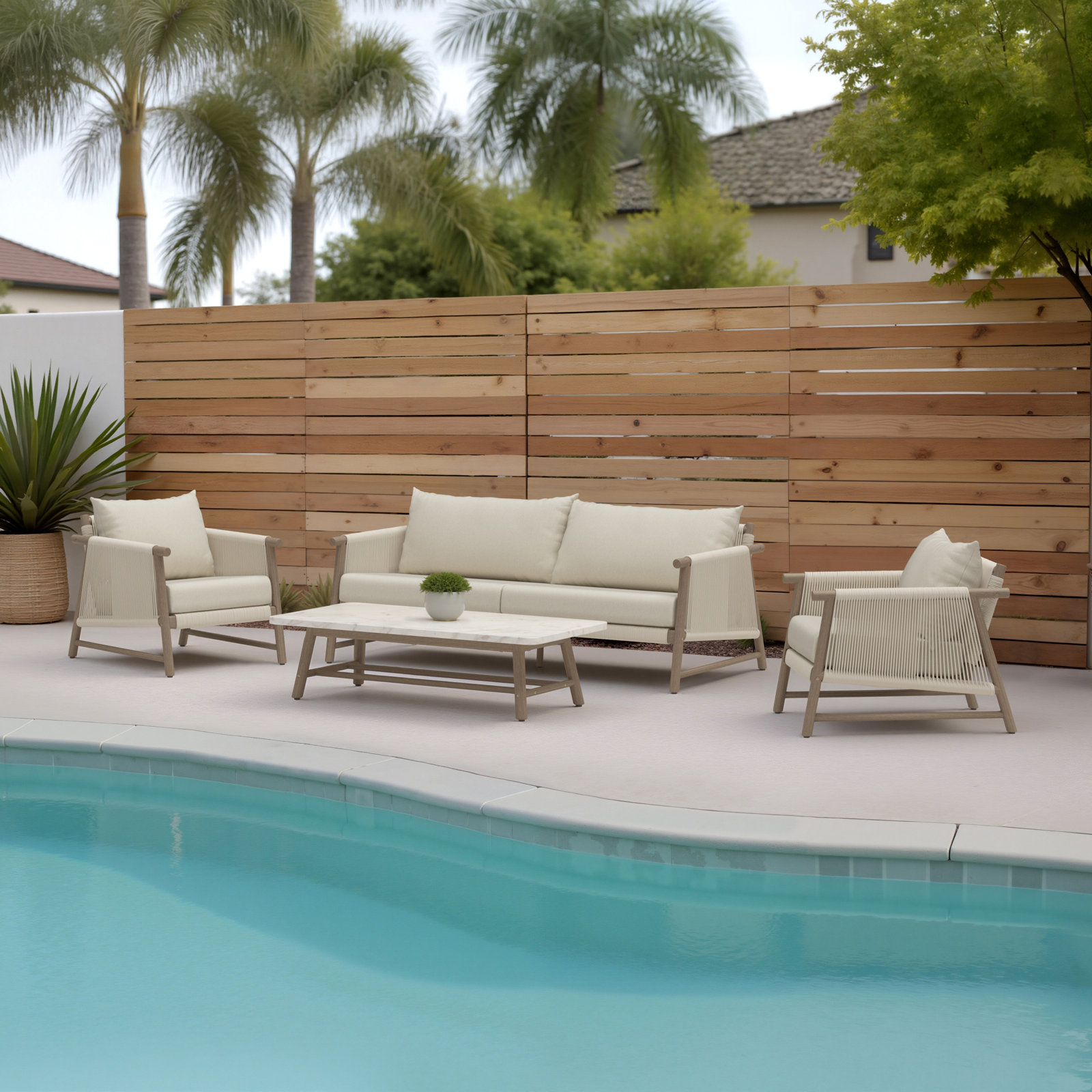 Naomie 4-Person Patio Seating Group