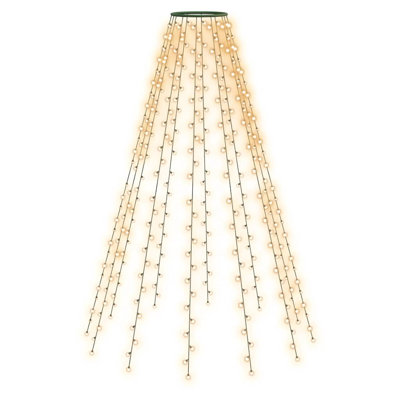 Tree Light Warm White PVC Fits 82.7 in Trees Outdoor LED String Lights