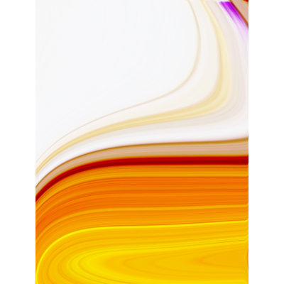 Couche de couleur liquide, abstrait, blanc, jaune, rouge, orange