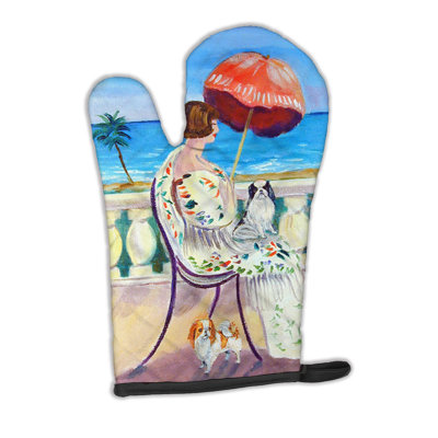 Caroline's Treasures Lady avec son menton japonais