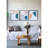 S/3 22x26x0.6" Marcia Mirror-Framed Wall Art
