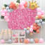 Panneau mural rose artificiel