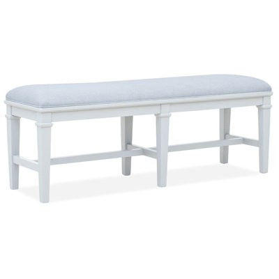 White Upholstered Bench