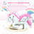 Baby Rocking Horse, Plush Unicorn Rocker with Sounds, Seat Belt