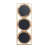 3-Piece Wall Mirror with Rectangular Frame