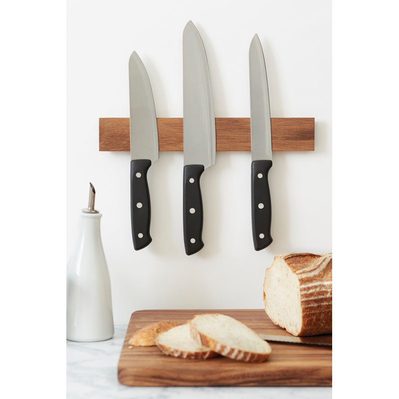 Porte-couteaux magnétique gourmet ironwood, 12 po