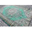 Tapis neutre, tapis rétro, grand tapis 5,9 x 9,2 pi, tapis géométriques verts, tapis turcs, tapis froids
