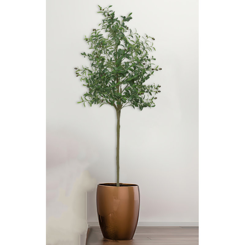 Faux Olive Tree Tree, 70.87" H