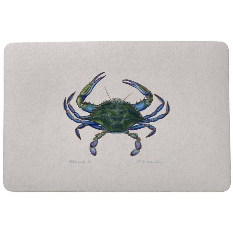 Tapis d'extérieur antidérapant Parkridge mâle crabe 26 po x 18 po