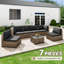 Ensemble de mobilier de patio 7 pièces-236281355-236281354