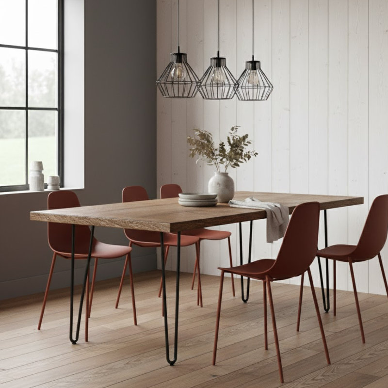 Lopezville 50cm H Full Back Side Chair, Copper