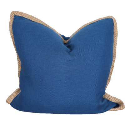 Coussin décoratif plumes