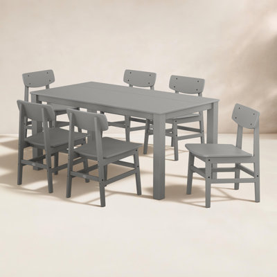 POLYWOOD® Modern Studio 64" Patio Dining Set