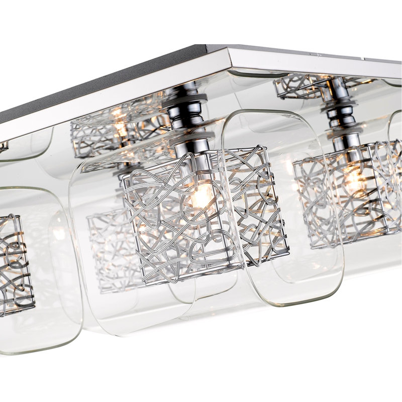 Kidsgrove Flush Mount, Chrome