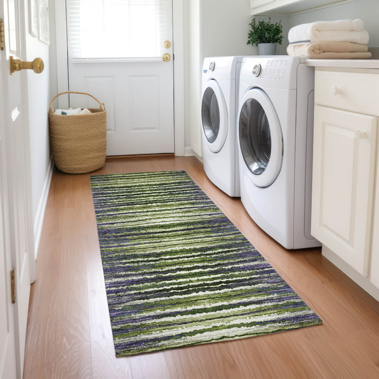 Altair Washable Striped Indoor / Outdoor Rug