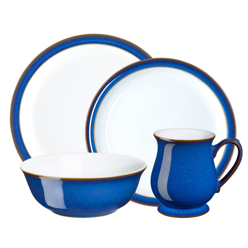 Ensemble de 4 boîtes impériales bleues