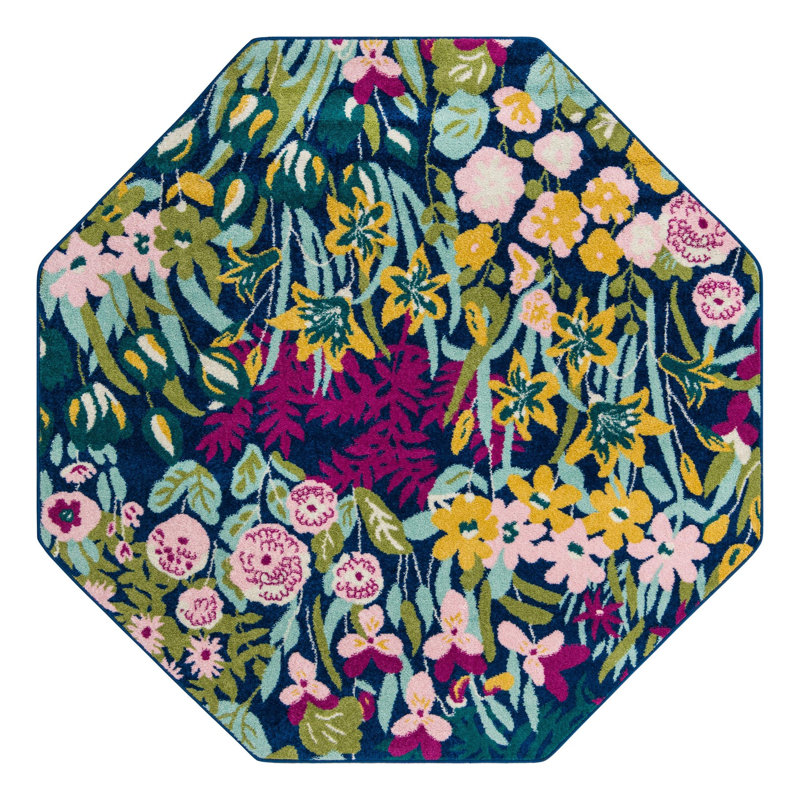 Tapis floral Holle, Octogone 7 pi 1 po x 7 pi 1 po