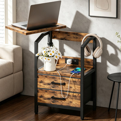 43.5 cm W Bedside Table