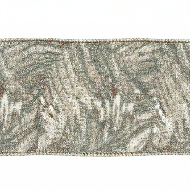 Vickerman 2.5" Green Jacquard Ribbon.
