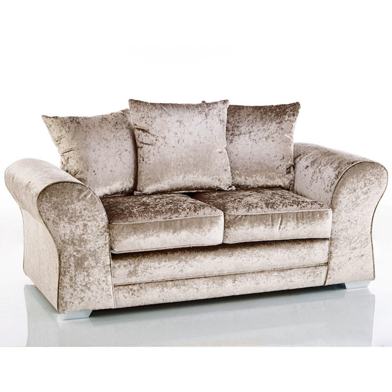 Padilla Velvet Sofa, Mink