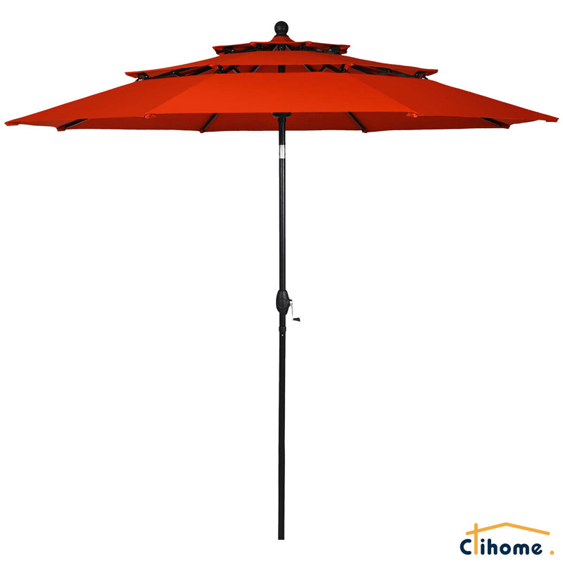 Parasol de marché 10 pi, Orange