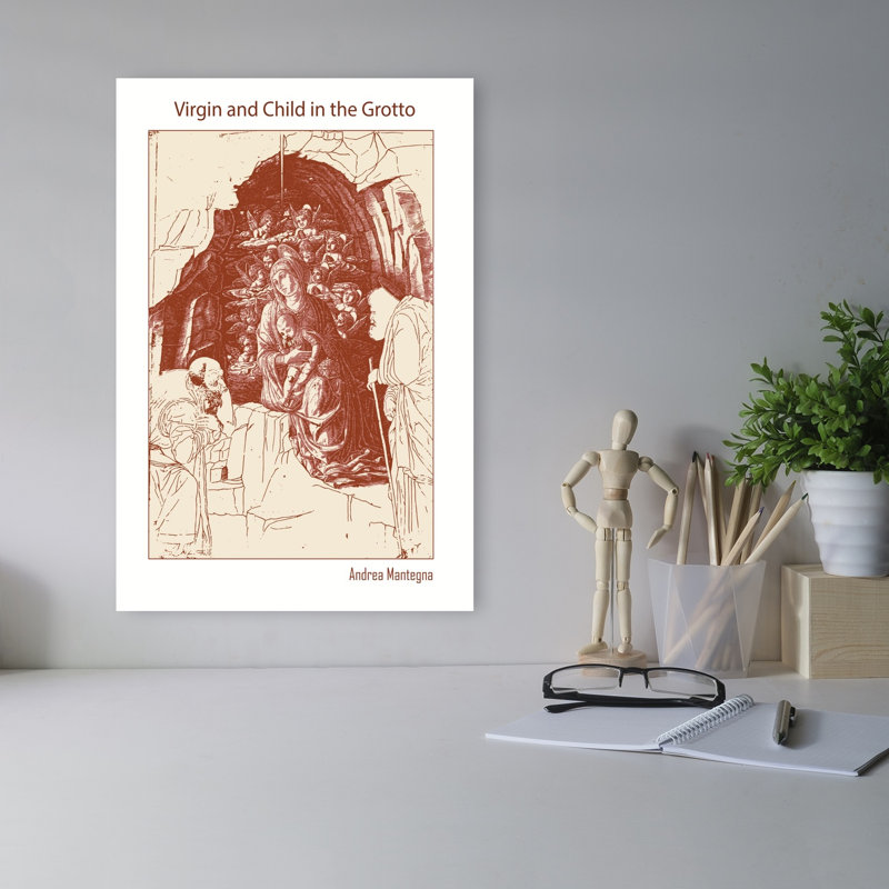 Adoration In The Grotto Traditional Abstract Contemporary Wall Art Print 1 Piece Wrapped Canvas Wall Art