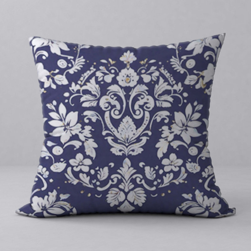 Abstract Reversible Throw Pillow