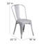 Commercial GradeMetal Indoor-Outdoor Stackable Chair-984495315
