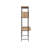 Metal Base Modular Wall Desk - Brown-109919363