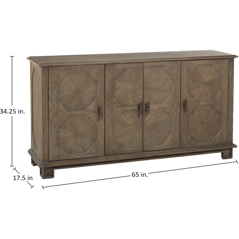 Rhodes 65" Wide 3 Drawer Sideboard
