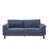Boucle bleu marine sélectionné