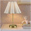 Lampe de table d'appoint à contrôle de prise et à intensité variable avec prise de courant dorée Voir ci-dessous